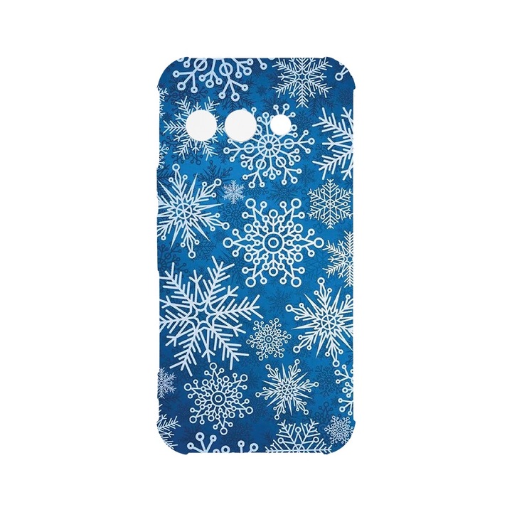 Husa pentru Google Pixel 9a, BestCase® Anti Shock 1.5MM, Winter Pattern, Rezistenta La Socuri, Protectie camera, ecran si colturi, AS 1366