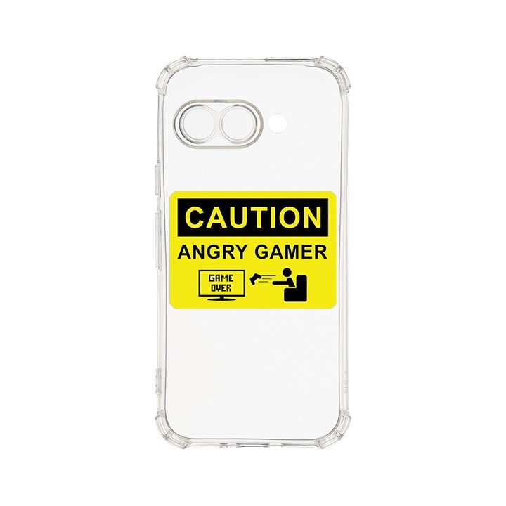 Husa pentru Google Pixel 9a, BestCase® Anti Shock 1.5MM, Angry Gamer, Rezistenta La Socuri, Protectie camera, ecran si colturi, AS 673