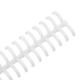 Jormftte 10 darab spirálkötő, műanyag, belső átmérő 13mm, fehér
