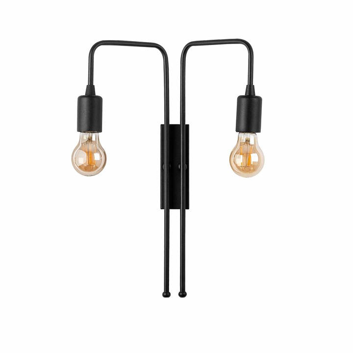 Mum 3512 Duo fali lámpa, fekete