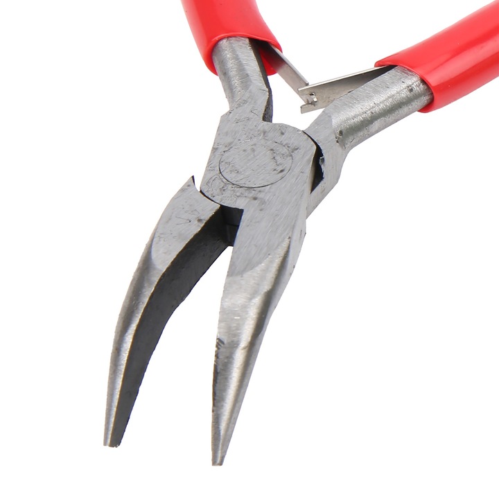 3 darabos ékszerkészítő fogókészlet, Jormftte, lapos orrú nylon fogó, hajlított orrú fogó, szénacél, változatos méretek