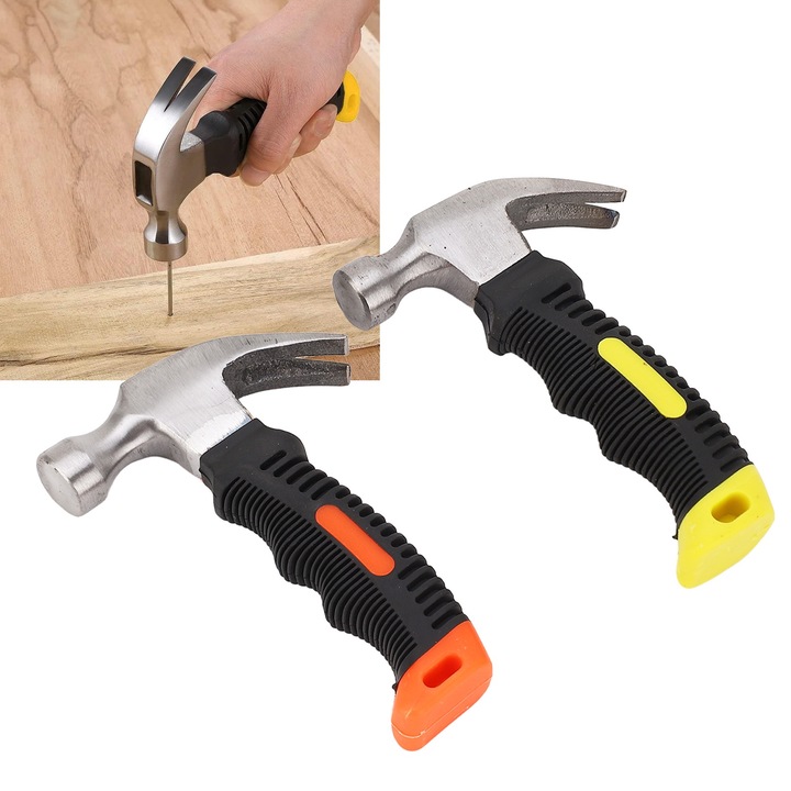 2 darabos kalapács szett, Jormftte, szénacél, TPR nyél, kompakt méretek