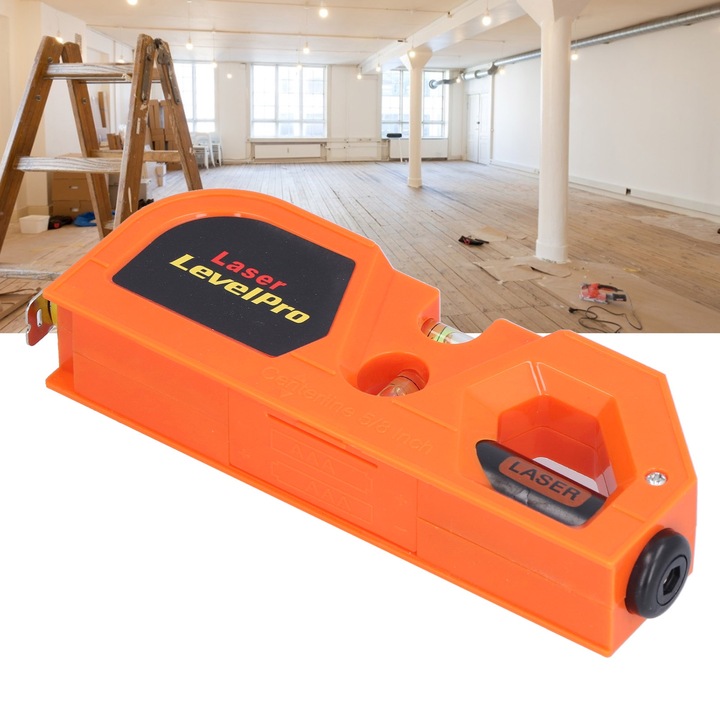 Jormftte mérőeszközök, lézeres szintező, piros vonal, 2 mm széles, 50 m láthatóság