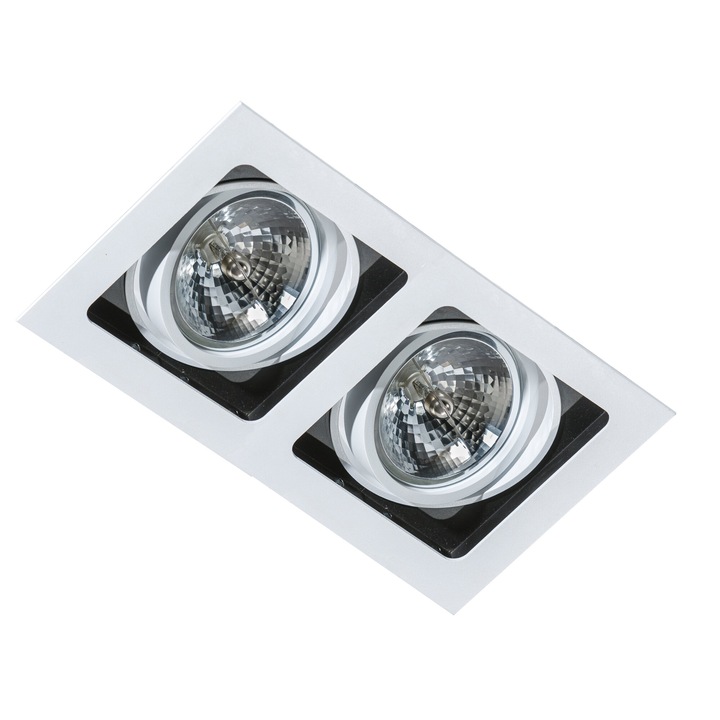 Spot Sisto 2 Alb / Negru, AZ1447