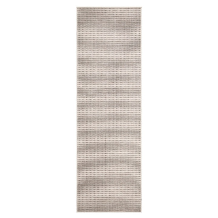 Traversa exterior / interior Oriental Weavers Oria 20721-YV7-X Flat, 80 x 250 cm, polipropilena heat-set, bej, dreptunghiular