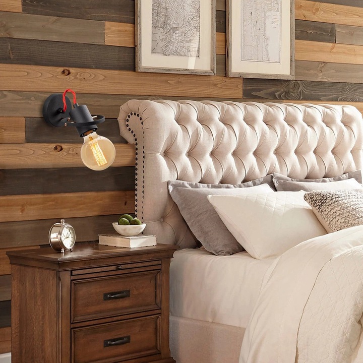 Стенна лампа Vaveyla 440-A Черна