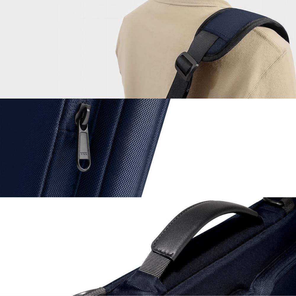 Geanta TECH-PROTECT Defender Bag compatibila cu laptop 15/16 inch Navy Blue