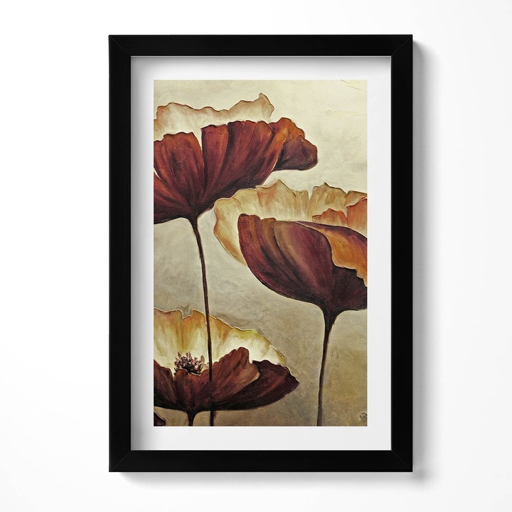 Tablou Inramat, Wallfluent, Maci pictati, Rama negru, 20x30 cm, 010330010010200280187
