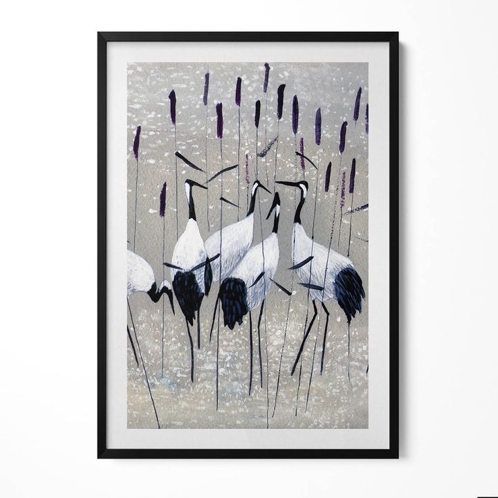 Tablou Inramat, Wallfluent, Macarale in stuf, Rama negru, 70x100 cm, 010330010150200280204