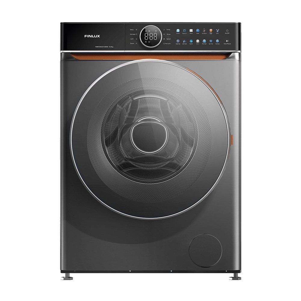 Masina de spalat rufe Finlux FWM10HIGH14END, Afisaj Touch color, 14 programe, 1400 rpm, 10 Kg, clasa A, Inox