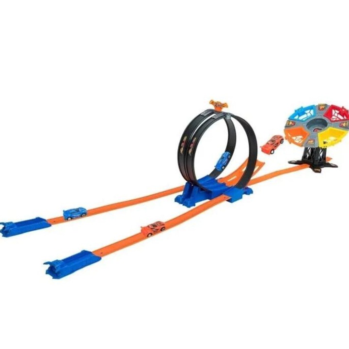 Globo Wtoy - Pista cu doua masinute, cu pullback incluse si tinta