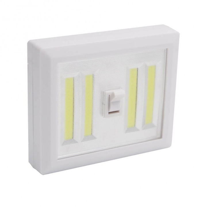 Lampa pe baterii LED COB 12W cu magnet pentru iluminare rapida