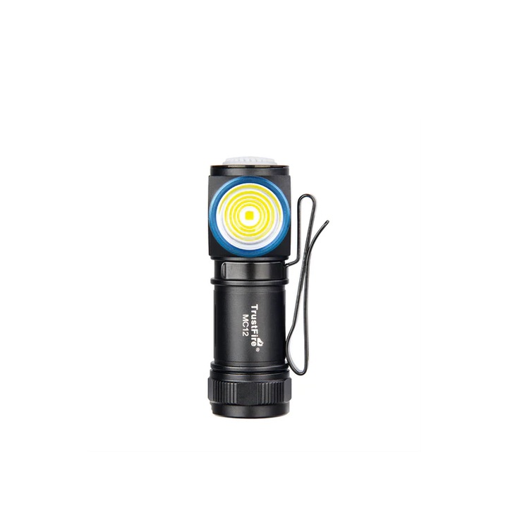 Фенерче TrustFire LED MC12 USB акумулаторно, 1000 LM, супер ярко, регулируемо с 5 режима, IPX68 водоустойчивост, идеално за бягане, колоездене, туризъм и ходене