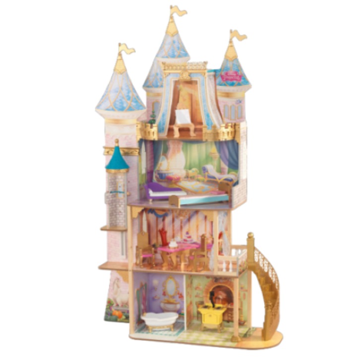 Disney Royal Celebration Wooden Doll Play Castle