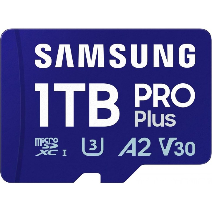 Карта памет Samsung PRO Plus SDXC 1TB U3 A2 V30 (MB-MD1T0SA/EU) 2024