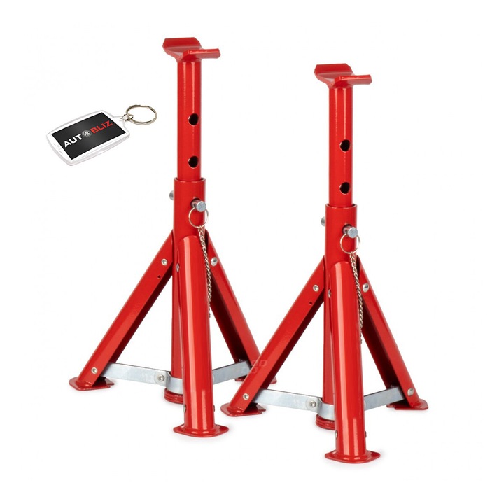 Комплект от 2 стойки за кола Capre Support 2 Tones Adjustable 280-365mm With Autoblitz Keychain