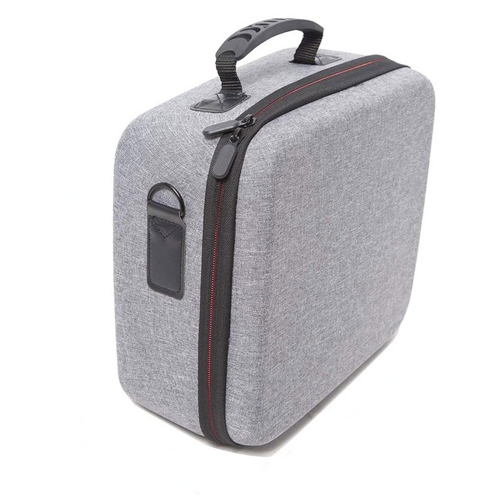 Geanta de depozitare switch/oled, 25.5x13x29cm, rezistenta la presiune, impermeabila, compacta si portabila, gri