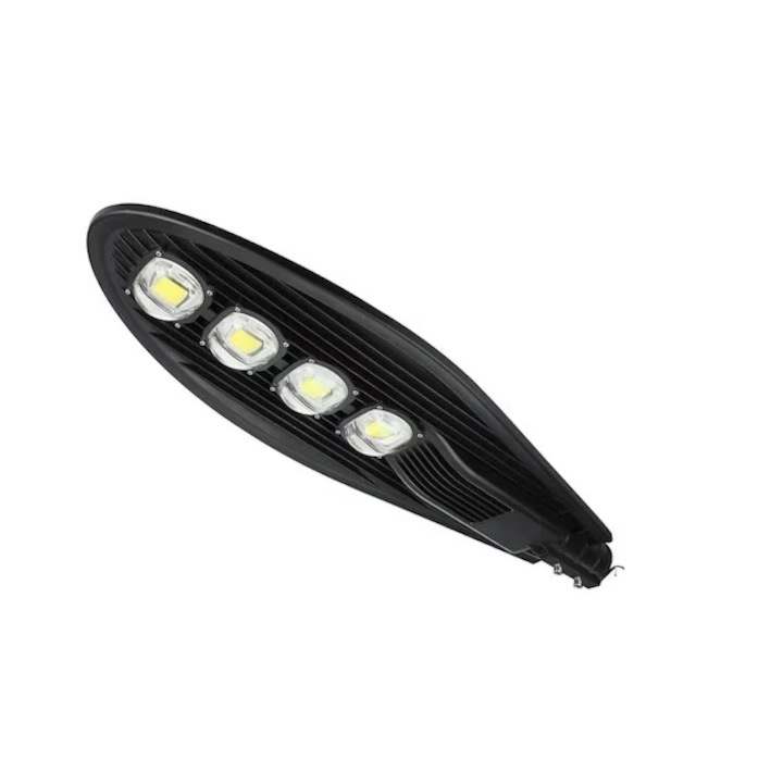 Lampa iluminat stradal LED, trandafi led 200W, Pentru exterior 4 module LED 4x 50w IP65 lumina alb rece, Negru