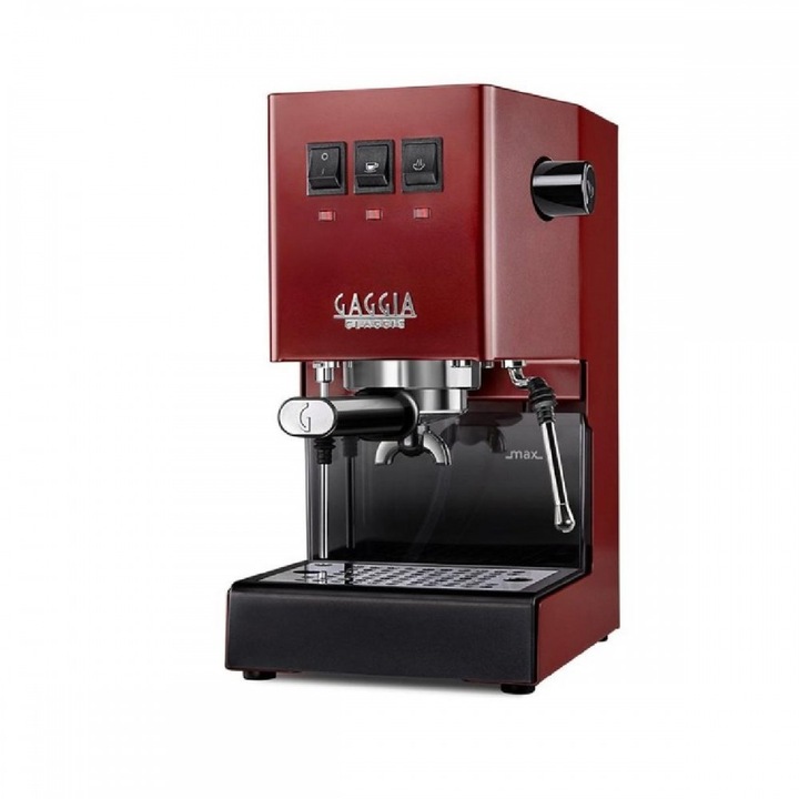 Gaggia New Classic Evo Pro RI9481/12 Manuális Eszpresszógép, Piros, 1200W, 2,1 liter, 15 bar