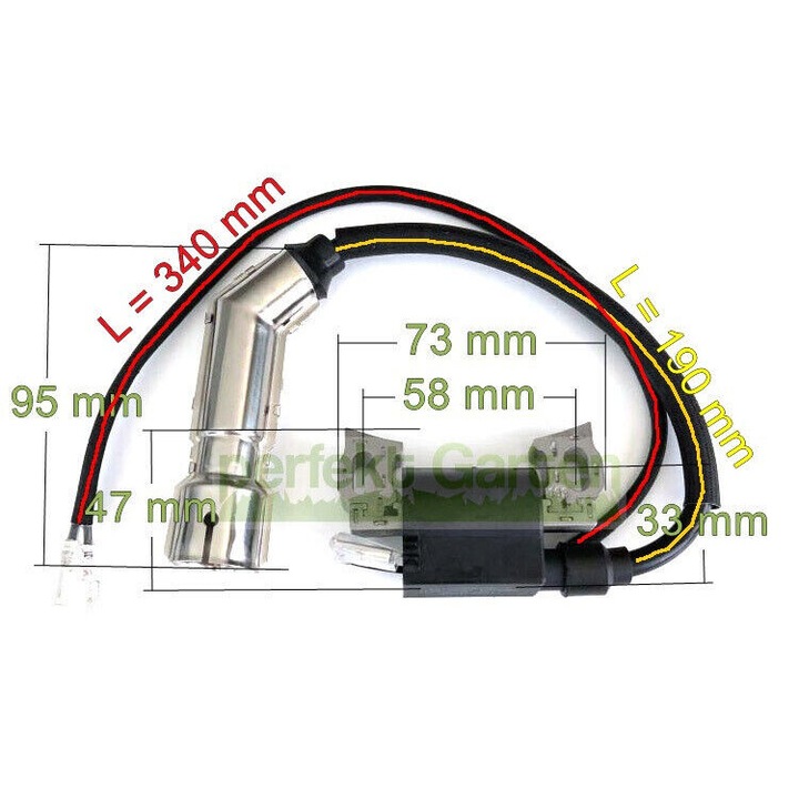 Indukciós / gyújtótekercs Zongshen motorral ellátott Scheppach fűnyírókhoz