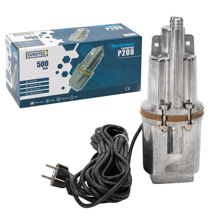 Pompa Submersibila de Apa ZEP VMP60, 0.55 kW, 2400 L/h, Pe Vibratie