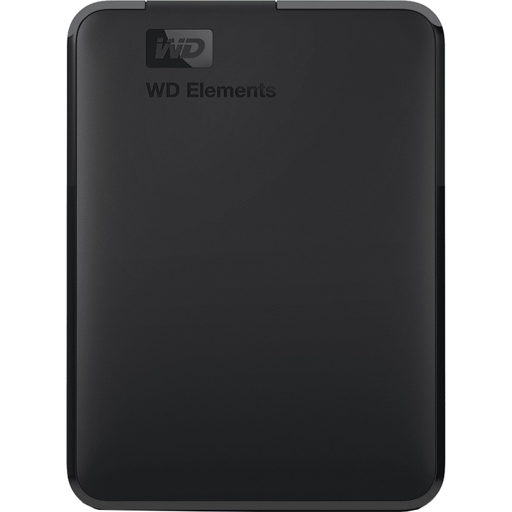 HDD extern WD Elements Portable, 2TB, 2.5", USB 3.0, Negru