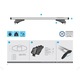 Bare transversale Menabo Leopard Silver pentru Toyota Auris / Corolla (E210) Touring Sports 2018+