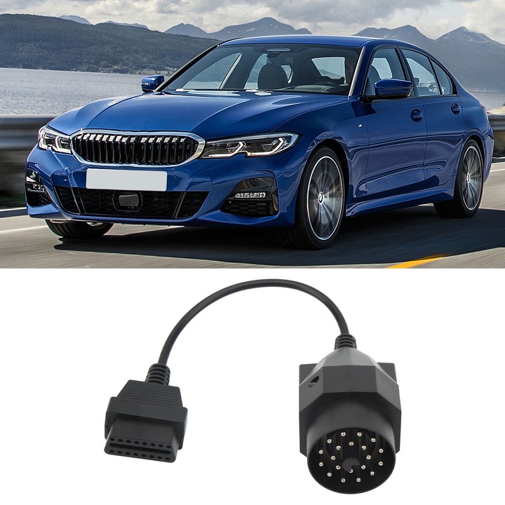 Диагностичен адаптер Jormftte, 20-пинов, OBD II, ABS, Лесно свързване, Съвместимост с OBD2 скенер