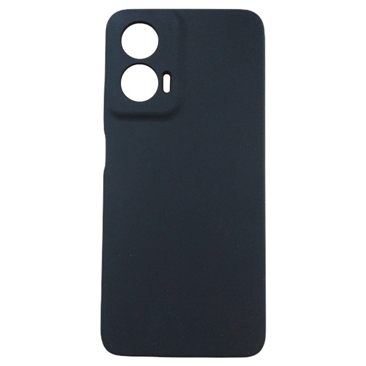 Husa de protectie Silicone Protect, 2 mm, pentru Motorola Moto G35, Neagra