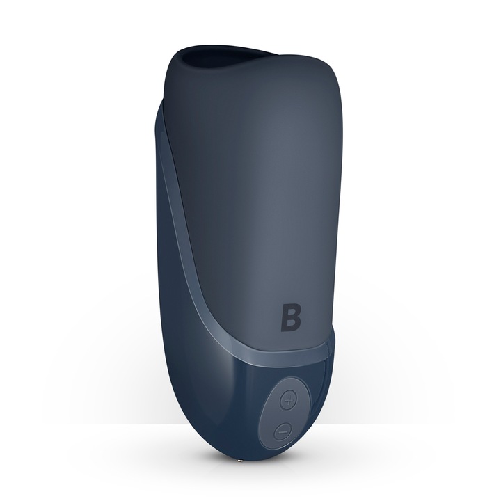 Вибриращ мастурбатор, Luka, 10 настройки, водоустойчив, син, 15x6 см