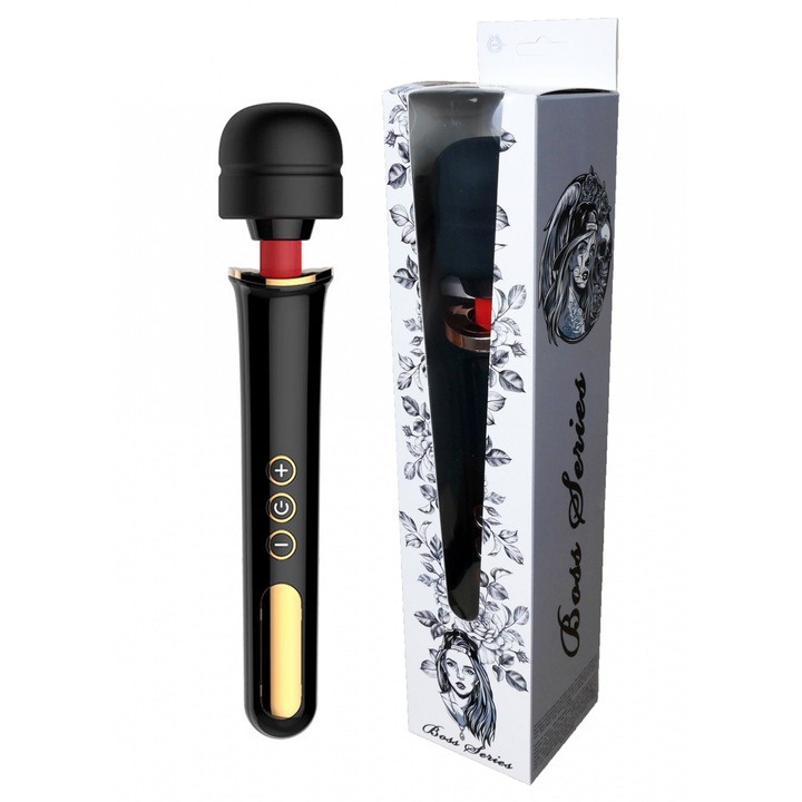 Вибратор Luka, 10 функции, Черен, USB