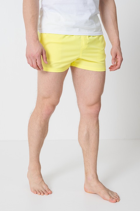 Puma, Плувни шорти с връзка, Жълт/Сламеножълт