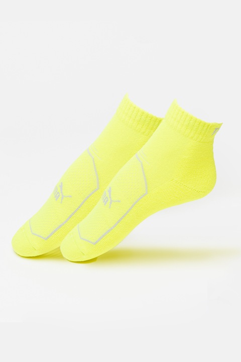 Puma, Къси чорапи с лого, Лайм зелено