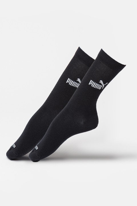 Puma, Дълги чорапи с памук, Черен/Мръснобял, 39-42