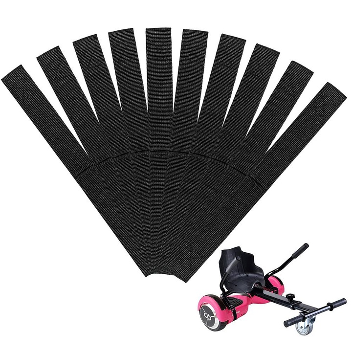 Set 10 Curele Reglabile Nylon pentru Hoverboard HERUSI 53x2cm