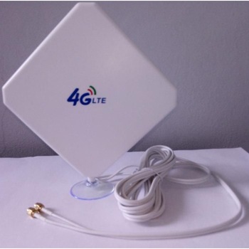 Antena cu Ventuza geam pentru Router cu cartela SIM 4G LTE /3G/2G 5dBi , conector SMA male, 2m cablu , MIMO Antena cu Ventuza geam pentru Router cu cartela SIM 4G LTE /3G/2G 5dBi , conector SMA male, 2m cablu , MIMO