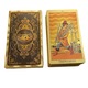 Carti de tarot, potrivite pentru incepatori, material PET, impermeabil, auriu