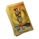 Carti de tarot, potrivite pentru incepatori, material PET, impermeabil, auriu