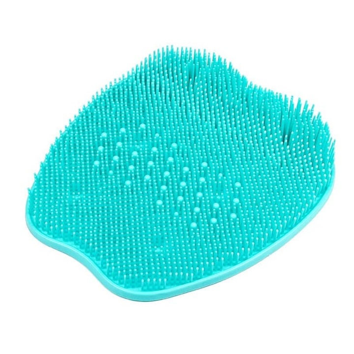 Silicon dus picior Scrubber curat masaj cu anti-alunecare ventuze, exfoliere, si circulatia accesoriu dumneavoastra perfect picior perie Scrubber (Verde)