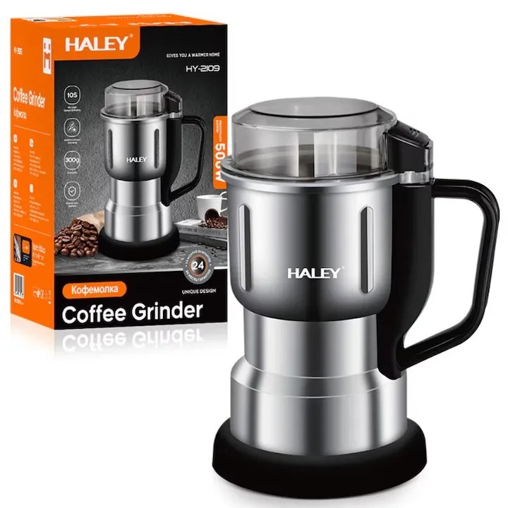 Rasnita Electrica, HALEY HY-2109, pentru Cafea cu Lame, Performanta si Design Elegant