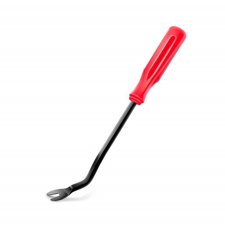 Unealta de indepartare a prinderilor din plastic, 23cm, rosie, pentru panouri auto si trimuri