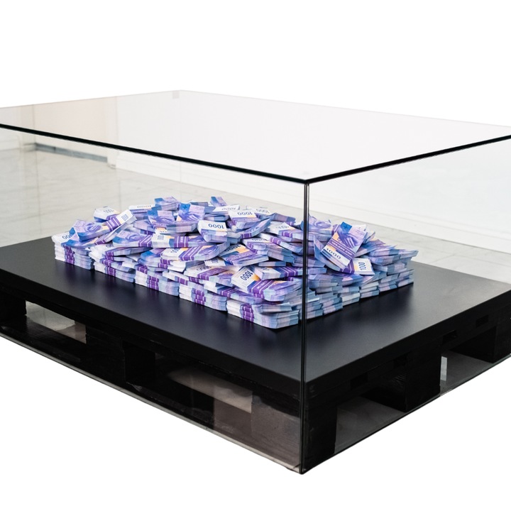 Маса за кафе The Art of Wealth, Swiss Brilliance, 120x80x55 см