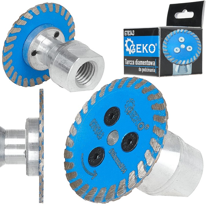 Disc diamantat pentru taiere si gravare, prindere M14, 50 mm, Geko G78343