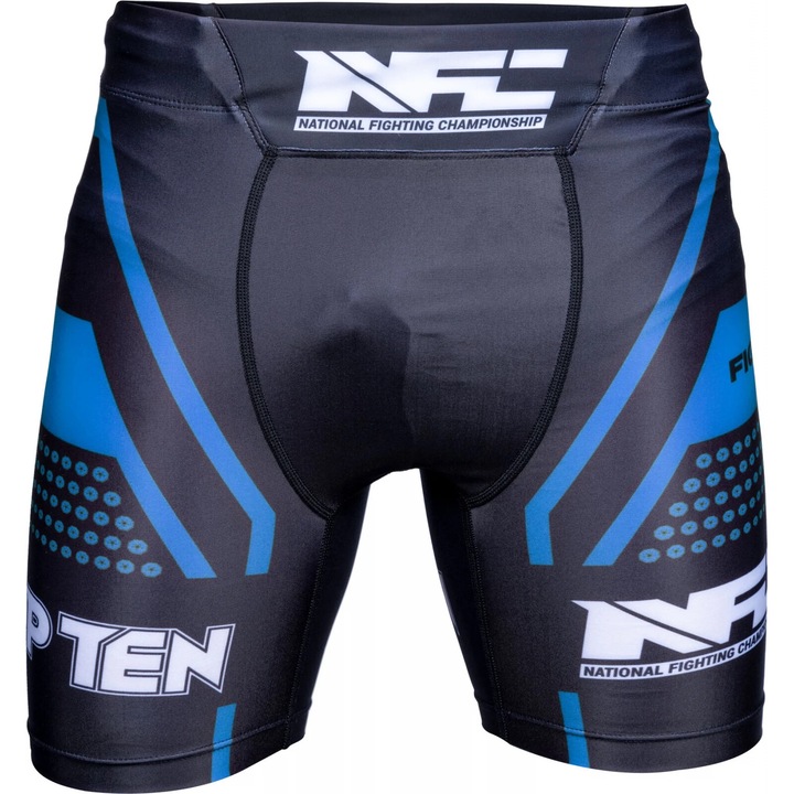 Къс чорапогащник "NFC", Top Ten MMA, Черен със синьо, L