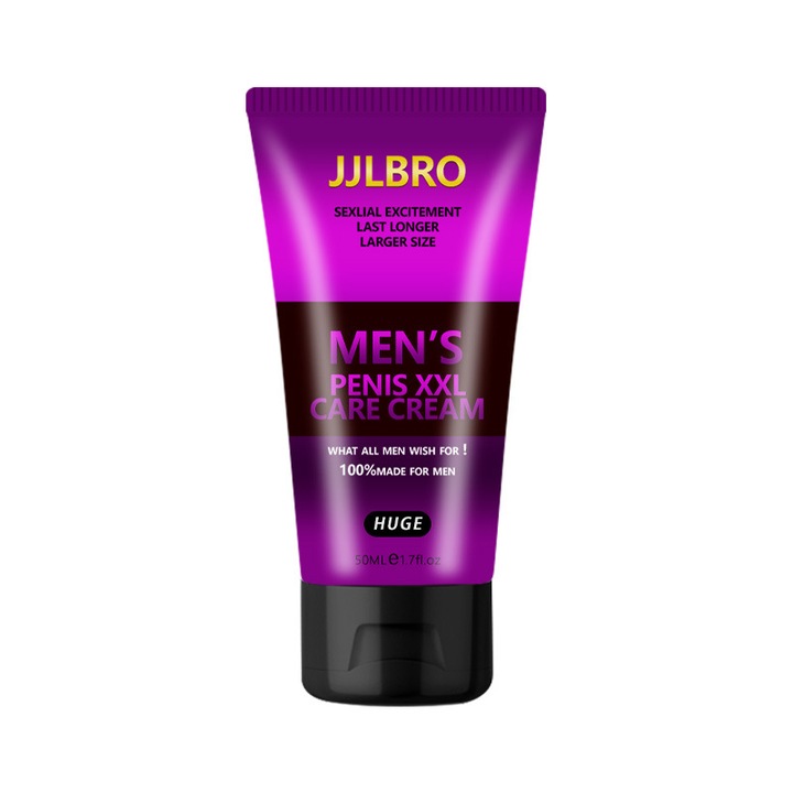 Масажен мехлем, JJLBRO BIG PENIS XXL GEL, Мъжки масажен крем с гъба, възстановяващ гел за тяло, 50 ml, без вкус