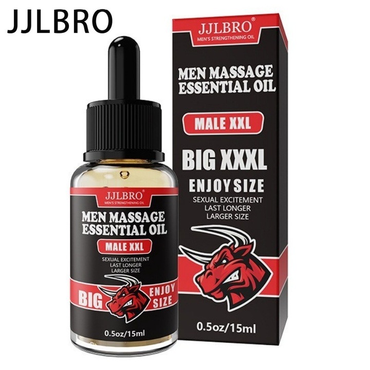 Масажно масло, JJLBRO, За мъже, 15 ml, Без аромат