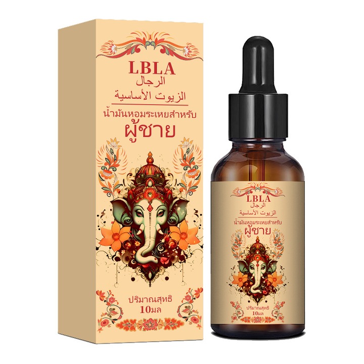Ulei esential pentru masaj, LBLA esenta energetica pentru barbati, 10ml(10 ml Fara aroma)