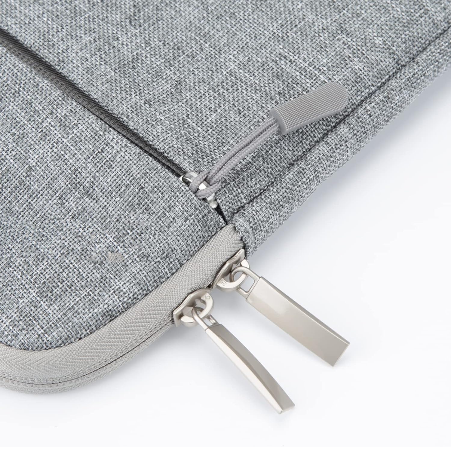 Husa laptop, NAXSIR, 1 Buzunar extern, Fermoar dublu, Impermeabila, Rezistent la zgarieturi, Rezistenta la socuri, Tesatura din nailon, 15 inch, 39 x 27 x 3 cm, Gri