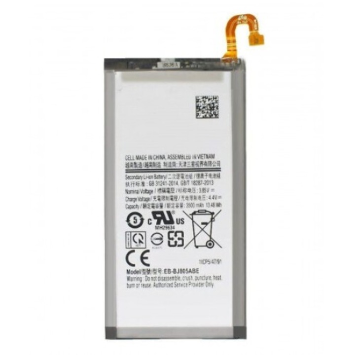 Acumulator compatibil cu Samsung Galaxy A6 Plus 2018, model EB-BJ805ABE, 3500 mah