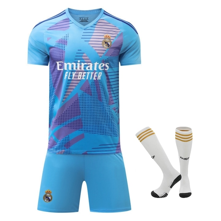 Детска спортна екипировка Real Madrid Portar, Вратарска, Син